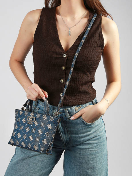 Satchel Emelie Logo Guess Blue emelie logo GP992875 other view 1