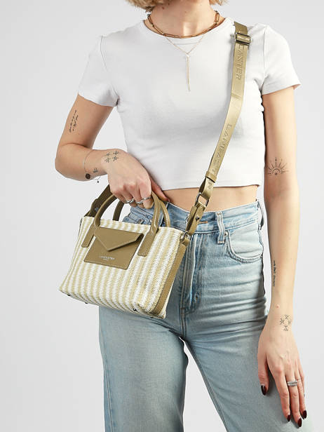 Crossbody Bag Kba Mariniere Osier Lancaster Beige kba mariniere osier 78 other view 1