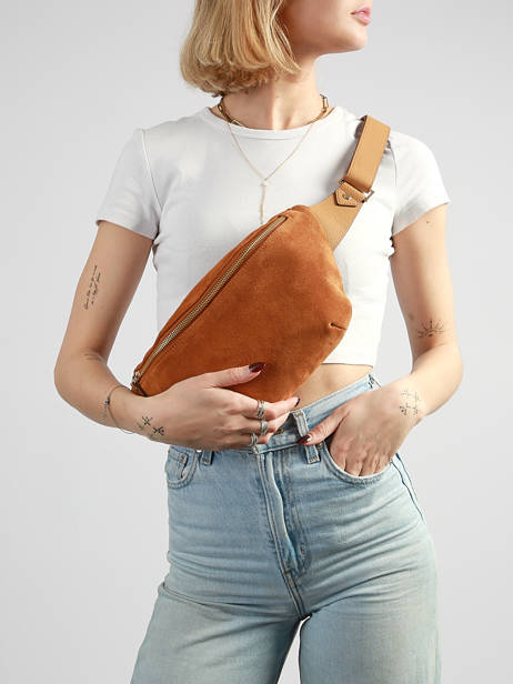 Belt Bag La Suite Leather Paul marius Brown la suite BANANSUI other view 1