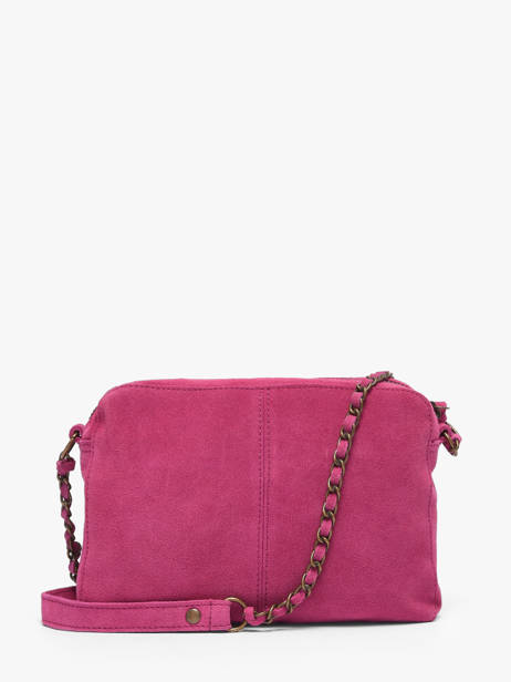 Leather Crossbody Bag Naina Pieces Pink naina 17100639 other view 4