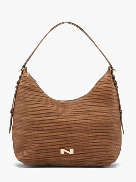 Leather Carrie Texture Shoulder Bag Nathan baume Brown vogue 1TX