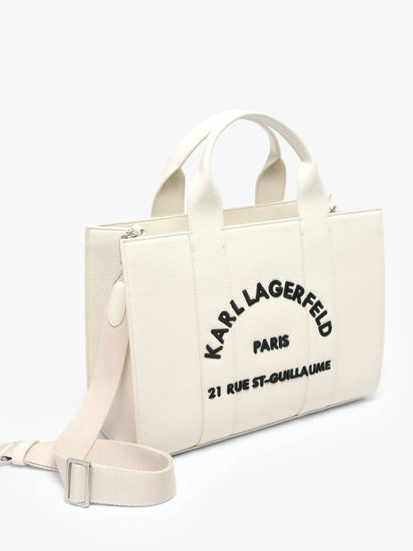 Satchel Rsg Leather Karl lagerfeld White rsg B1W30041 other view 2