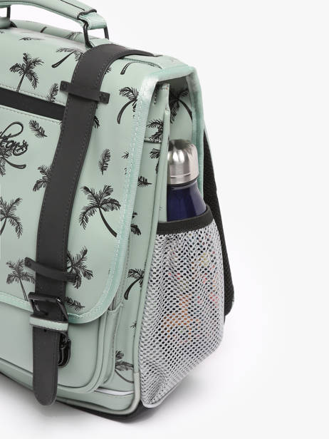 3-compartment Backpack Cameleon Green vintage north PBVWSD39 other view 5