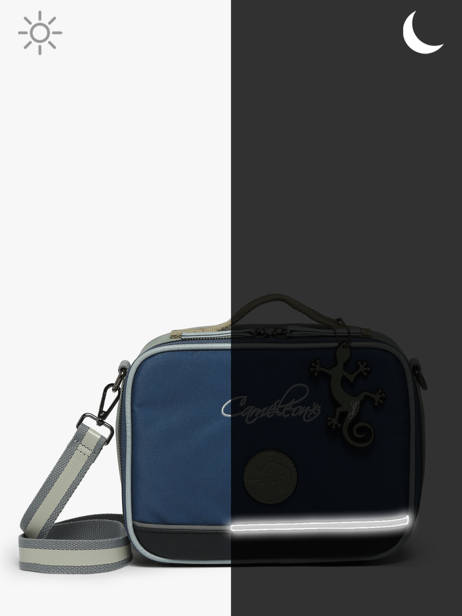 Lunch Bag Cameleon Blue vintage urban PBVBBL24 other view 5