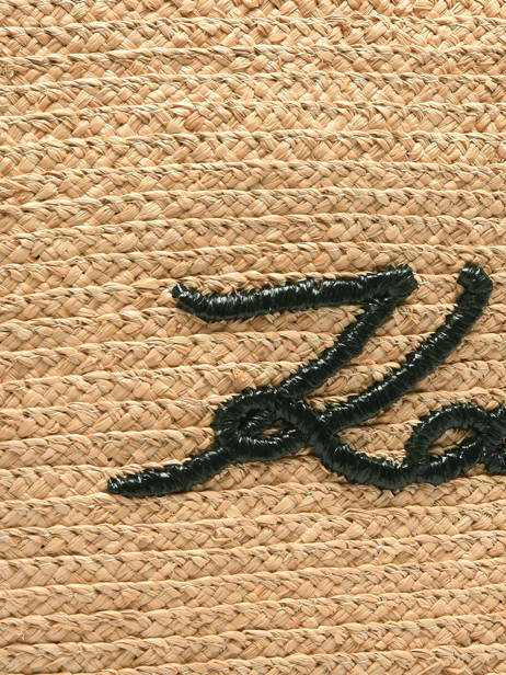 Shoulder Bag K Signature Raphia Karl lagerfeld Beige k signature B1W46070 other view 3