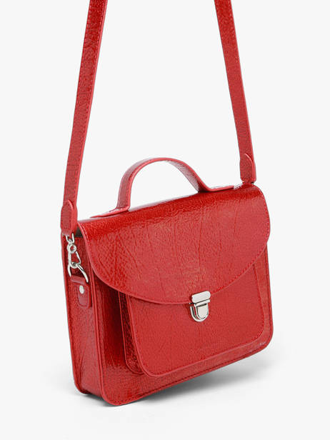 Leather Melle George Star Crossbody Bag Paul marius Red star GEORGSTA other view 2