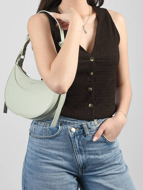 Shoulder Bag Saffiano Miniprix Green saffiano F8583 other view 1