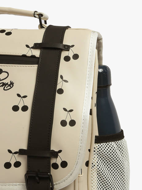 Sac à Dos 3 Compartiments Cameleon Beige vintage north PBVWSD39 vue secondaire 5