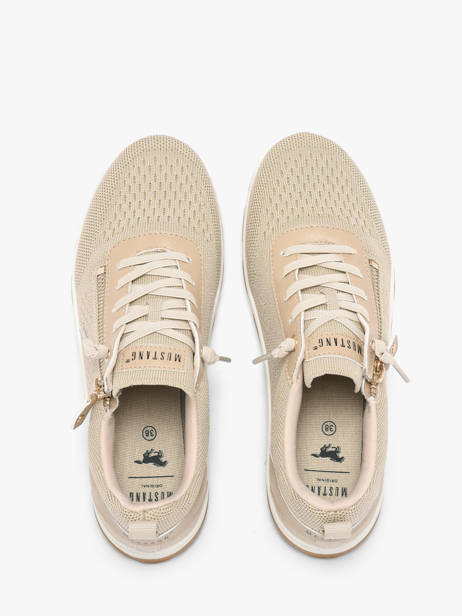 Sneakers Mustang Beige accessoires M0582002 vue secondaire 3
