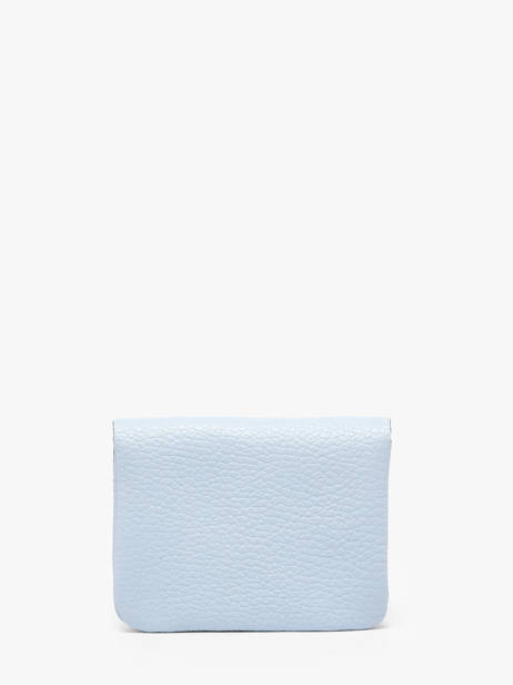 Porte-monnaie Caviar Cuir Milano Bleu caviar CA23092 vue secondaire 2