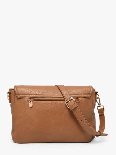 Sac Bandoulière Zip Lulu castagnette Marron zip ALENA vue secondaire 4