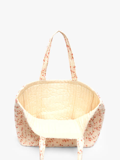 Sac Porté épaule Floral Coton Bindi atelier Beige floral MS vue secondaire 3