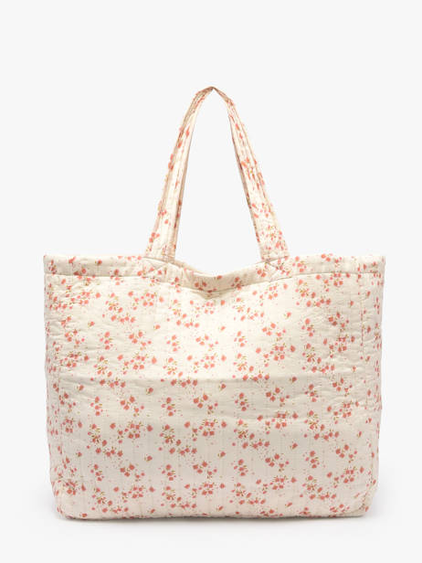 Sac Porté épaule Floral Coton Bindi atelier Beige floral MS vue secondaire 4