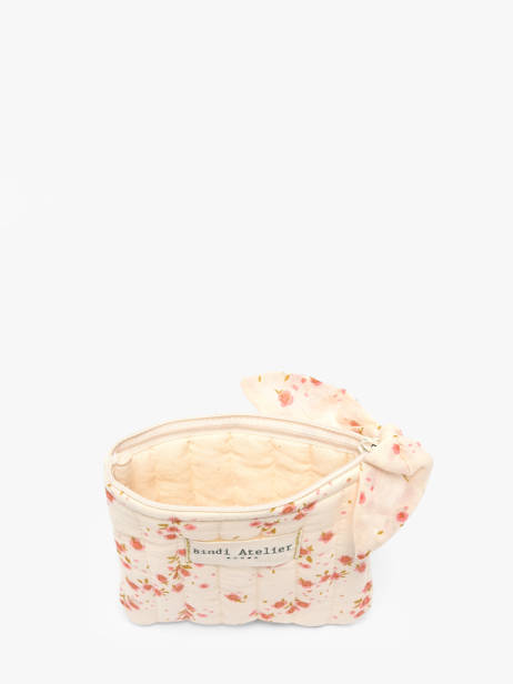 Porte-monnaie Floral Bindi atelier Beige floral PM vue secondaire 1