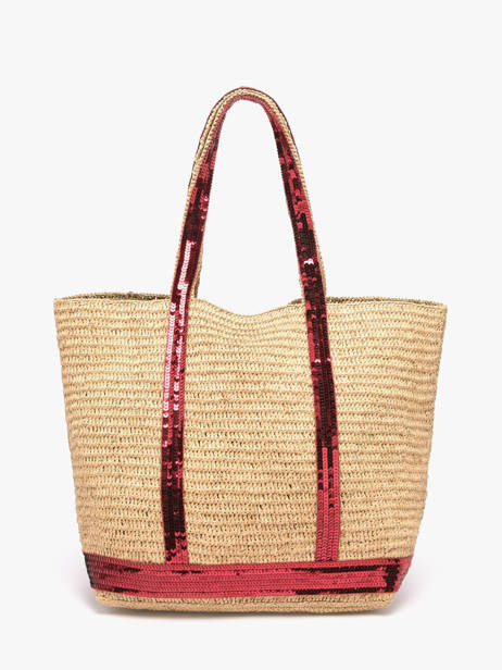 Sac Porté Main Cabas Raphia Raphia Vanessa bruno Beige cabas raphia 64V40380 vue secondaire 4