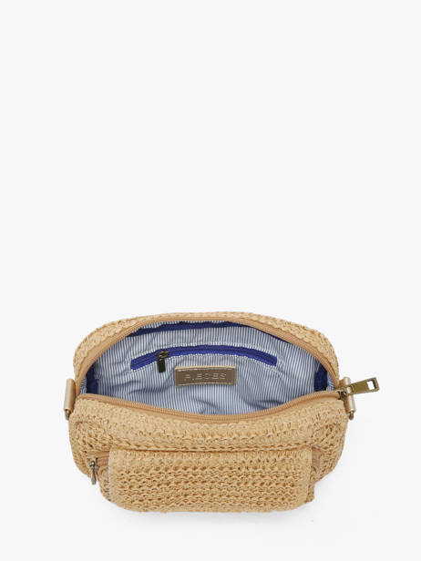 Sac Bandoulière Adette Paille Pieces Beige adette 17161664 vue secondaire 3