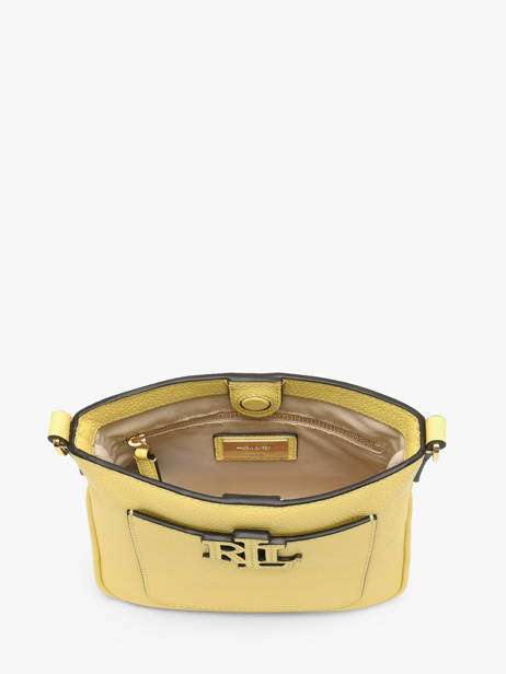 Sac Bandoulière Mini Cameryn Cuir Lauren ralph lauren Jaune cameryn 31982184 vue secondaire 2