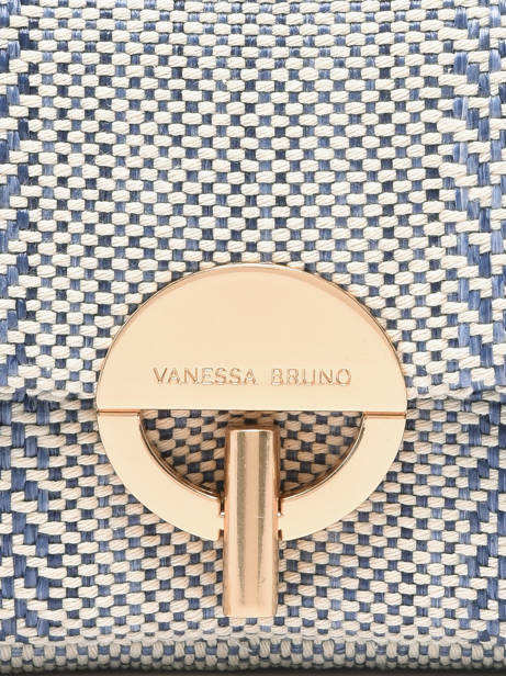 Sac Bandoulière Moon Vanessa bruno Bleu moon 7V40326 vue secondaire 2