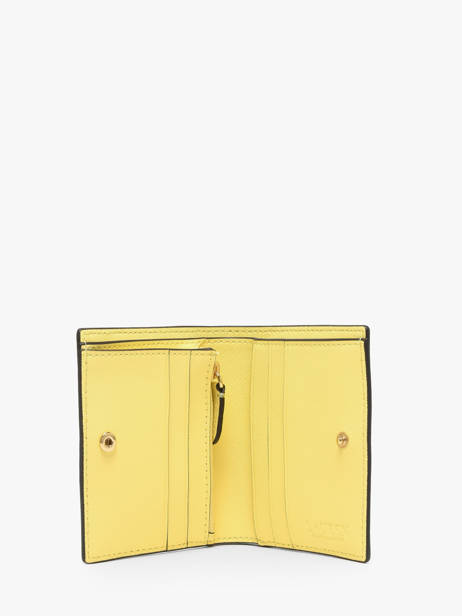 Portefeuille Cuir Lauren ralph lauren Jaune dryden 32962112 vue secondaire 1
