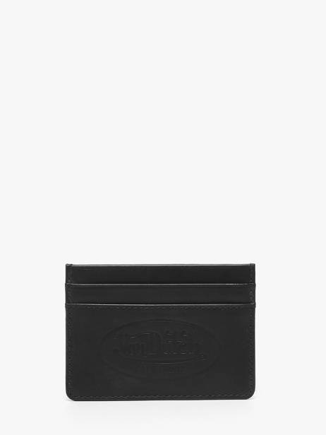 Porte-cartes Cuir Von dutch Noir wallets OBAS