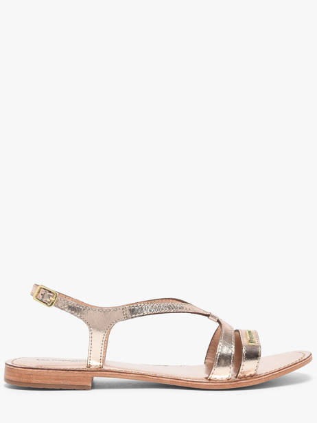 Nu-pieds Hamoon En Cuir Les tropeziennes Or women HAMOON