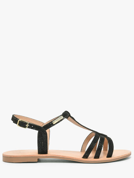 Nu-pieds En Cuir Les tropeziennes Noir accessoires HAMELIE