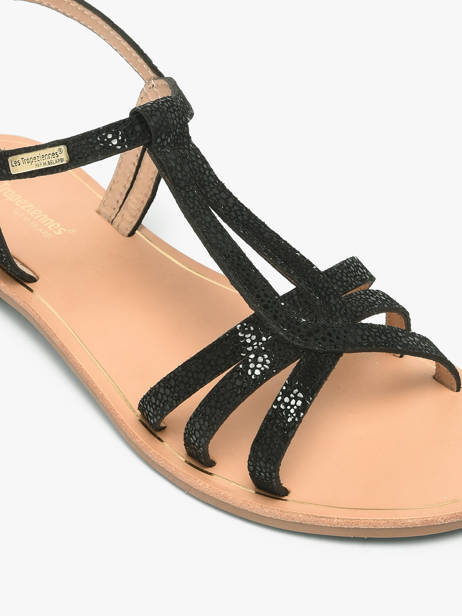 Nu-pieds En Cuir Les tropeziennes Noir accessoires HAMELIE vue secondaire 2