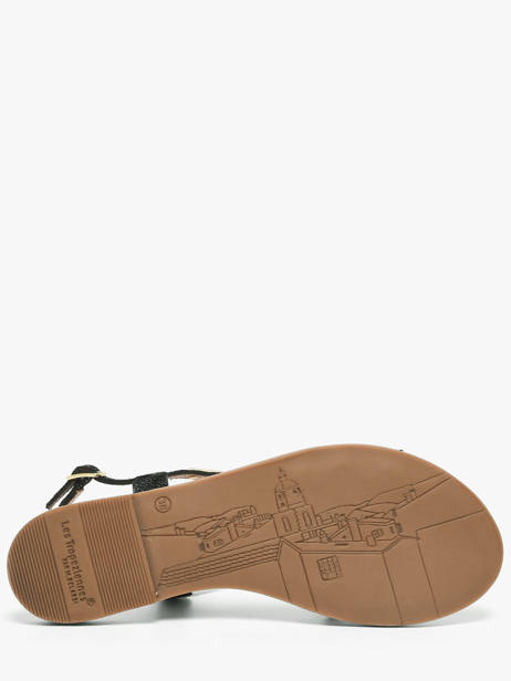 Nu-pieds En Cuir Les tropeziennes Noir accessoires HAMELIE vue secondaire 4