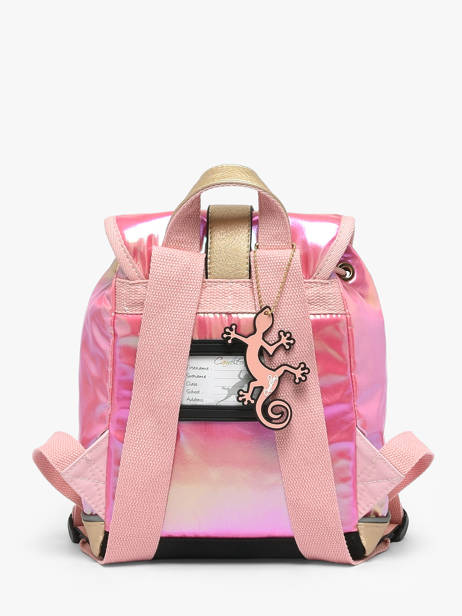 Sac à Dos 1 Compartiment Cameleon Rose vintage fantasy PBVGSD25 vue secondaire 4