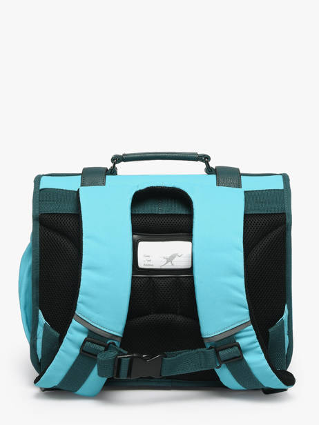 Cartable 2 Compartiments Cameleon Bleu vintage urban PBVBCA35 vue secondaire 4