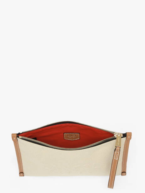 Trousse Jour Toile Et Cuir Lancel Beige jour A14029 vue secondaire 2