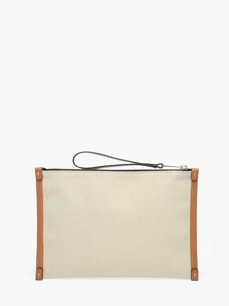 Trousse Jour Toile Et Cuir Lancel Beige jour A14029 vue secondaire 3
