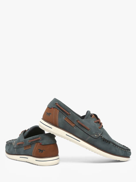 Chaussures Bateau Mustang Bleu men M0051002 vue secondaire 2