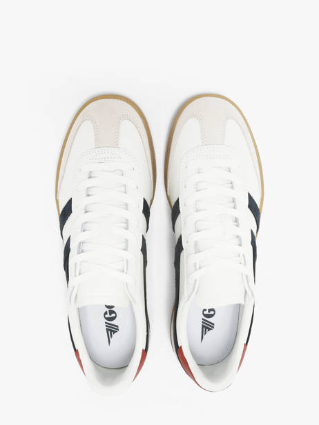 Sneakers En Cuir Gola Blanc men CMB744WU vue secondaire 3