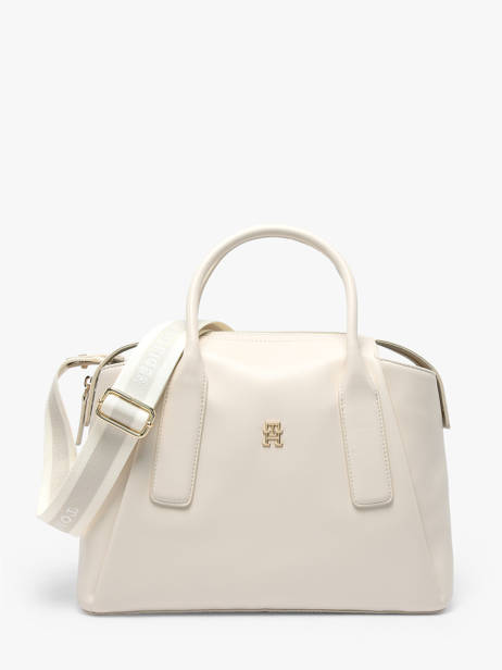 Sac Porté Main Th Essential Polyester Tommy hilfiger Beige th essential AW18532