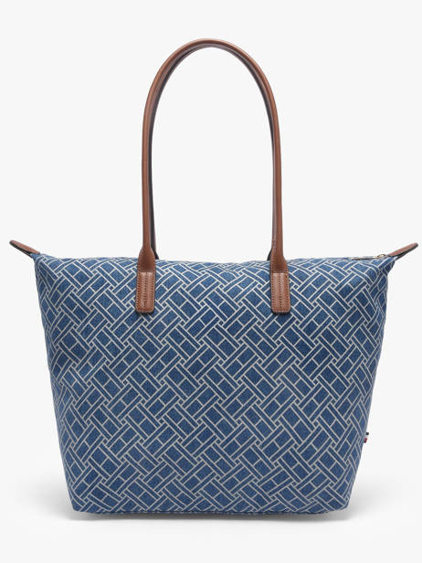 Sac Porté épaule Popette Coton Tommy hilfiger Bleu popette AW18613 vue secondaire 4