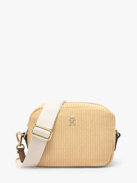Sac Bandoulière Popette Polyurethane Tommy hilfiger Marron popette AW18525