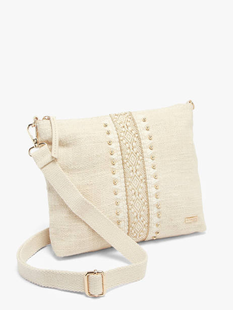Sac Bandoulière Bandol Coton Les tropeziennes Beige bandol TZ02 vue secondaire 2