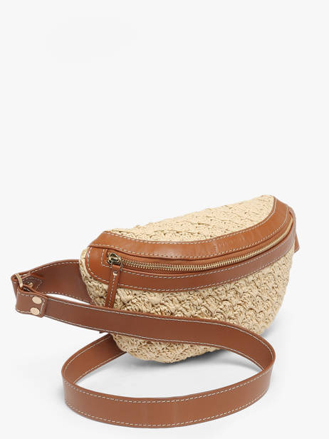 La Banane Raphia Et Cuir Paul marius Beige raphia BANANRAP vue secondaire 2