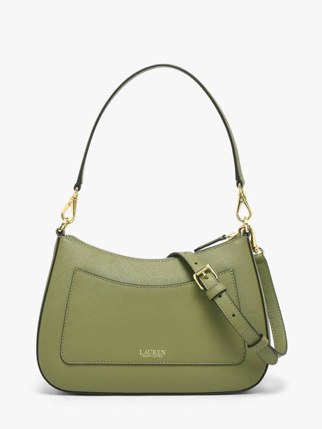 Sac Porté épaule Danni 26 Cuir Lauren ralph lauren Vert danni 31883768 vue secondaire 3