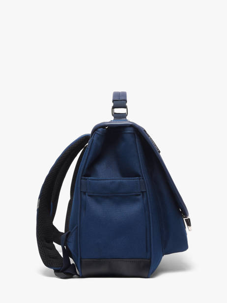 Cartable 2 Compartiments Caramel et cie Bleu fier GA vue secondaire 2
