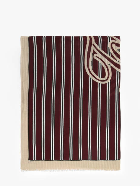 Écharpe Tommy hilfiger Rouge th script AW18869