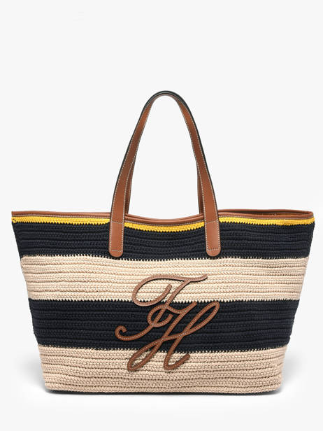 Sac Porté épaule Th Nautical Coton Tommy hilfiger Bleu th nautical AW18816