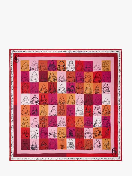 Foulard Lancel Rouge 150 ans A14215