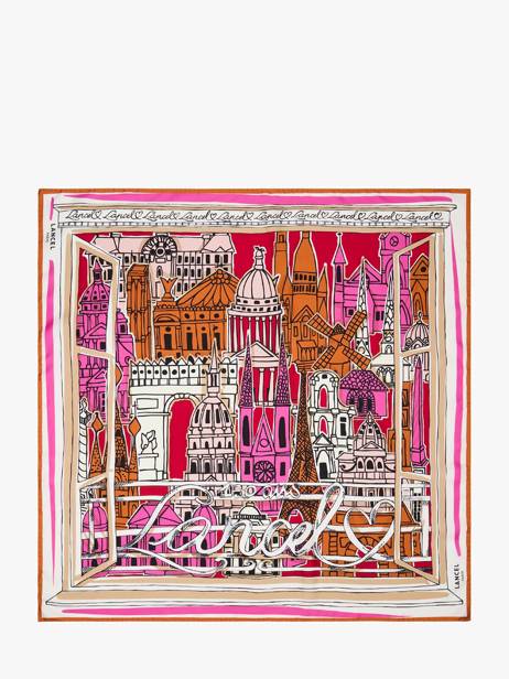 Foulard Lancel Rose 150 ans A14138