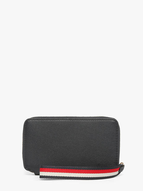 Portefeuille Tommy hilfiger Bleu th logotape AW18699 vue secondaire 2