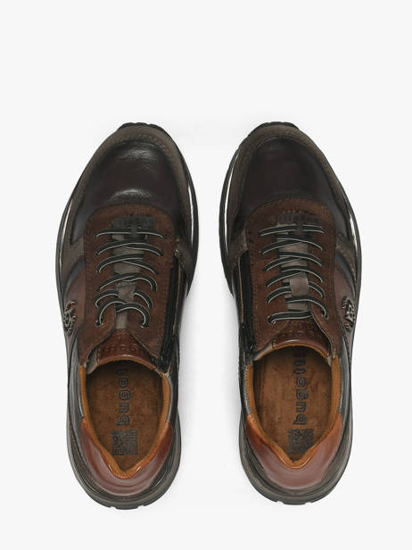 Sneakers En Cuir Bugatti Gris men 331APA04 vue secondaire 3