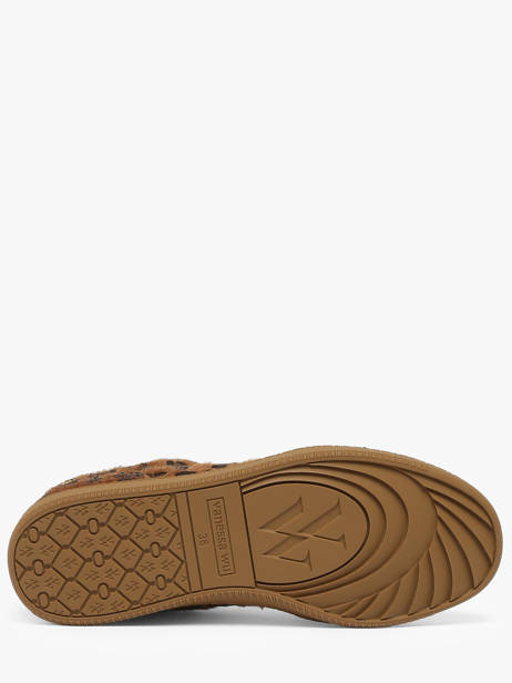 Sneakers LÉo X Sasa Vanessa wu Marron accessoires BK2822LP vue secondaire 4