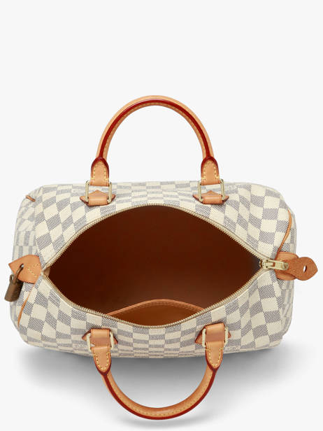 Preloved Louis Vuitton Handbag Speedy 30 Damier Azur Louis vuitton Blue second life DU1098 other view 5