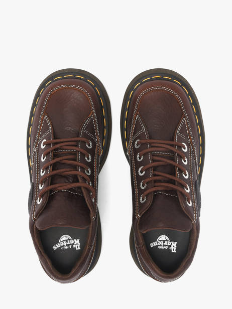 Sneakers Plateforme En Cuir Dr martens Marron accessoires 41129200 vue secondaire 3
